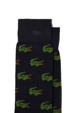 Calzini Lacoste Chaussettes Blu Navy per Donna