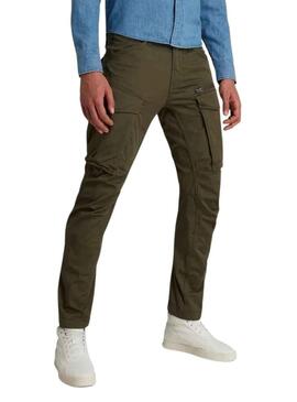 Pantaloni G-Star Rovic Zip Regular Verde Uomo