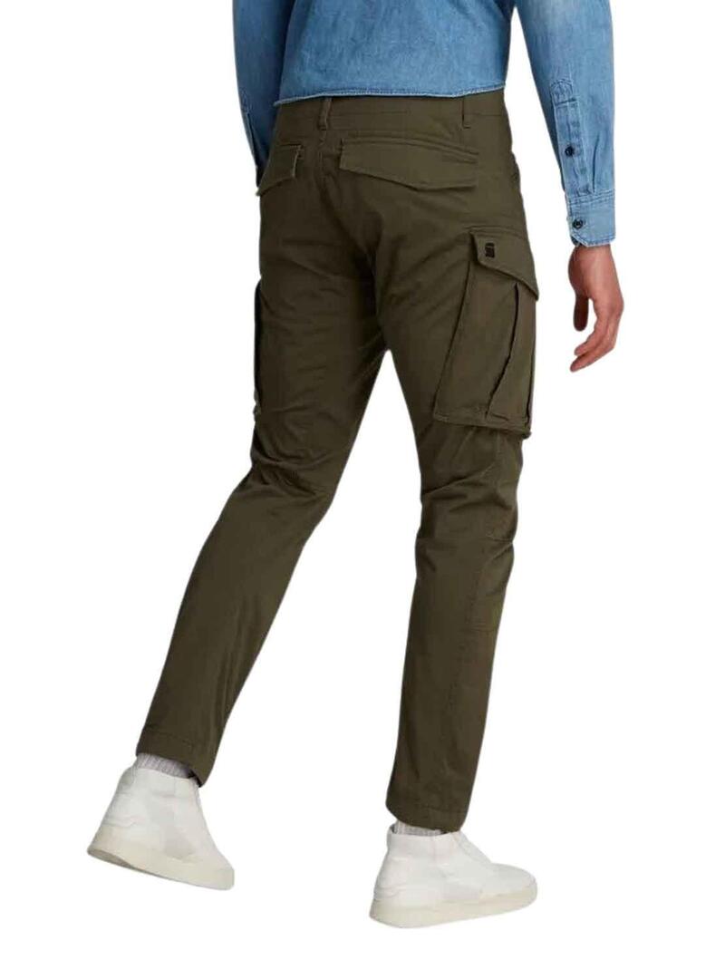 Pantaloni G-Star Rovic Zip Regular Verde Uomo