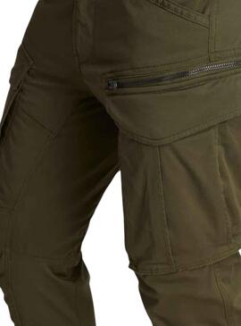 Pantaloni G-Star Rovic Zip Regular Verde Uomo