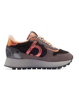 Sneakers Duuo Calma High Marrone per Donna