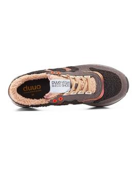 Sneakers Duuo Calma High Marrone per Donna