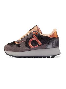 Sneakers Duuo Calma High Marrone per Donna