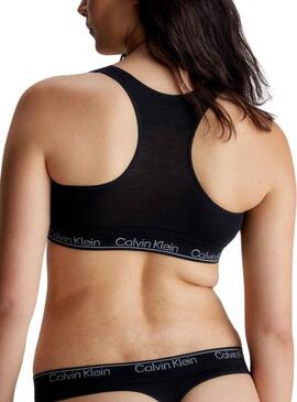 Reggiseno Calvin Klein Racerback Nero per Donna