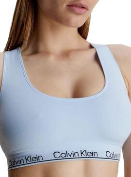 Reggiseno Calvin Klein Racerback Bianco per Donna