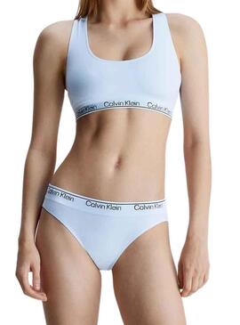 Braga Calvin Klein Bikini Bianco per Donna