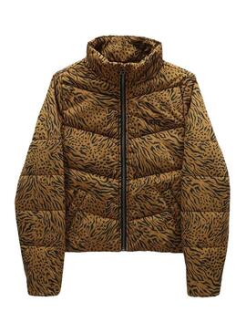 Giacca Vans Foundry Puffer Leopardo per Bambina