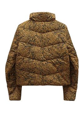 Giacca Vans Foundry Puffer Leopardo per Bambina