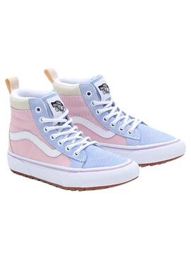 Sneakers Vans Sk8 Hi MTE Multicolor per Bambina