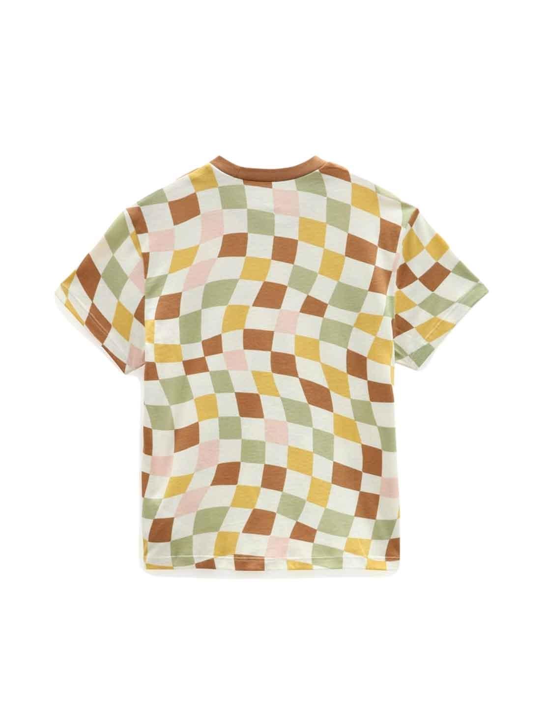 T-Shirt Vans Checker Print Multi per Bambino e Bambina