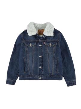 Giubbotto Levis Denim Sherpa per Bambina