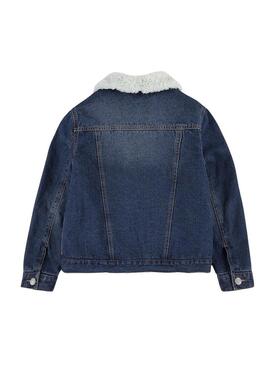 Giubbotto Levis Denim Sherpa per Bambina