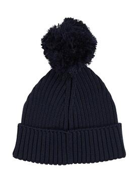 Cappello Tommy Hilfiger Big Flag Pompon Nero