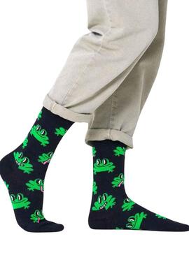 Calzini Happy Socks Frog Neros Uomo e Donna