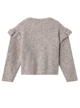 Pullover Name It Solare Beige Melange per Bambina