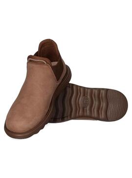 Stivali Hey Dude Branson in pelle marrone per uomo