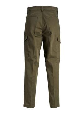 Pantaloni Jack & Jones Bill Pulito Cargo Verde