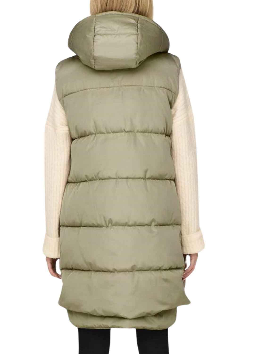 Gilet Only New Nora Argento Salvia per Donna