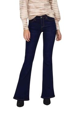 Pantaloni Jeans Only Reese Retro Svasato Donna