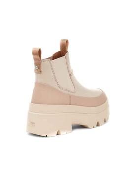 Stivales UGG Chelsea Brisbane Beige per Donna