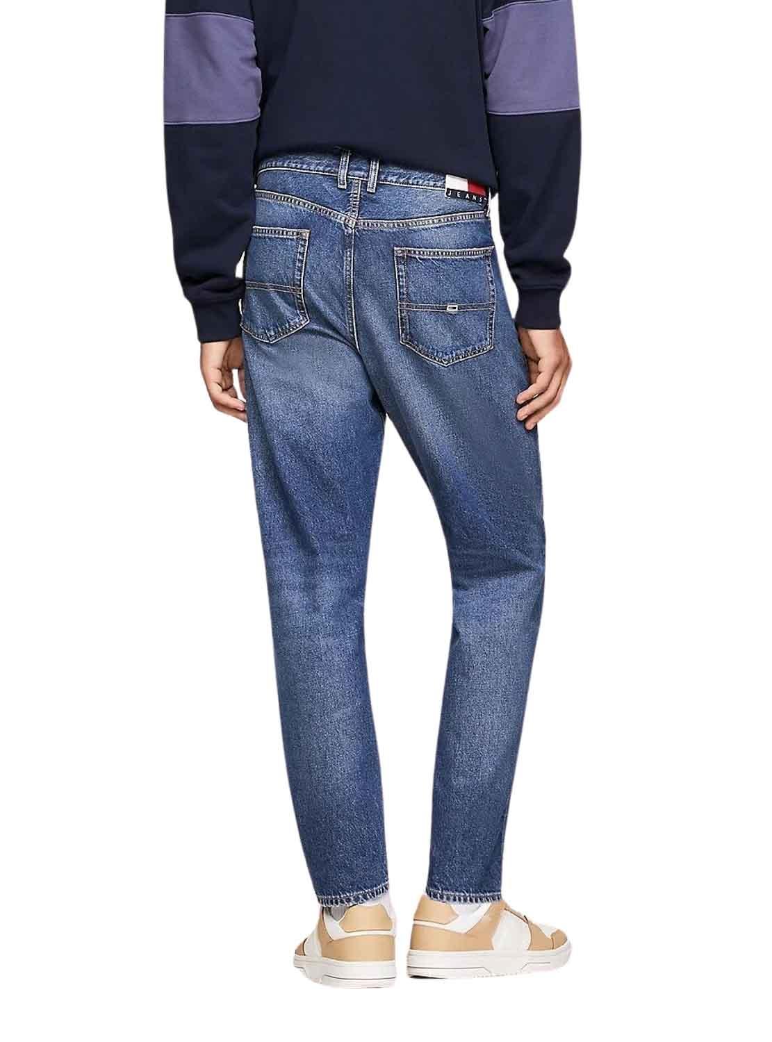 Pantaloni Jeans Tommy Jeans Isaac Taperosso Uomo