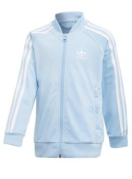 Tuta Adidas Superstar Celeste Bambina e Bambino