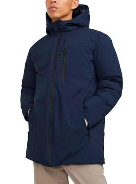 Parka Jack & Jones Payne Blu Navy per Uomo