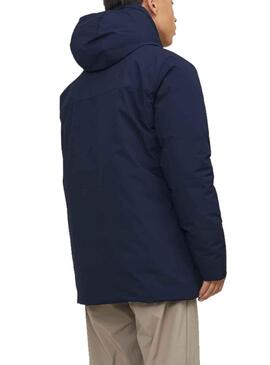 Parka Jack & Jones Payne Blu Navy per Uomo