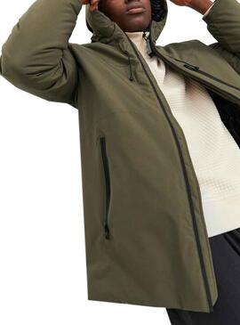 Parka Jack & Jones Payne Verde per Uomo