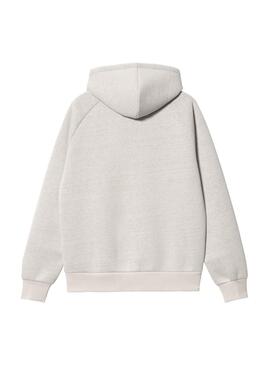Felpa Carhartt Car-Lux Grigio per Uomo