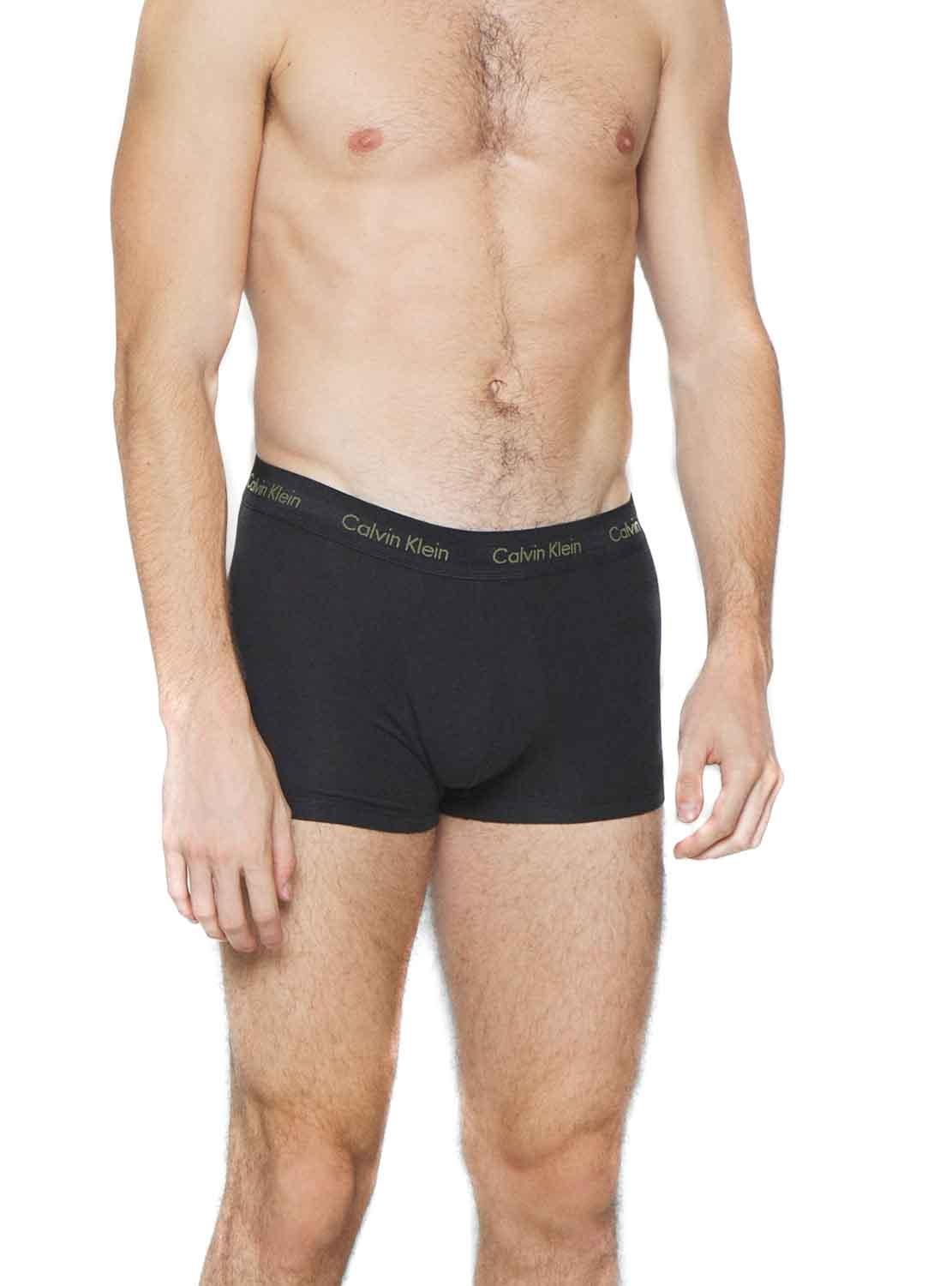 Pack 3 Mutande Calvin Klein Low Rise Nero