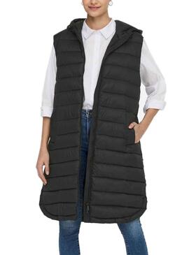 Gilet Only Melody Nero Oversize per Donna