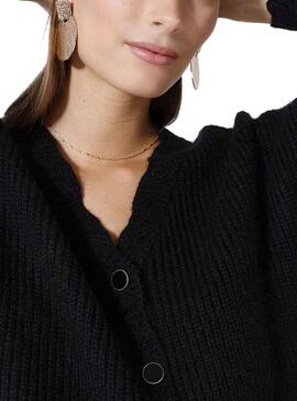 Giacca Naf Naf Knitted Canale Nero per Donna