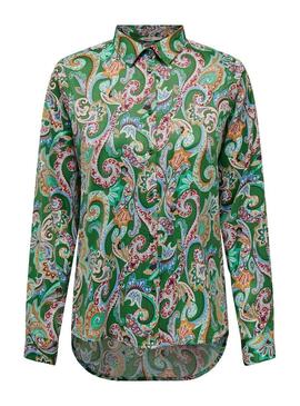 Camicia Only Jane Verde per Donna