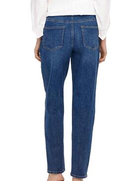 Pantaloni Only Robbie Mom Longer Blu per Donna