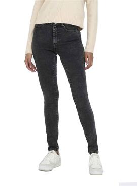 Pantaloni Only Forever High Nero per Donna