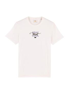 T-Shirt Klout Cool Bianco Unisex