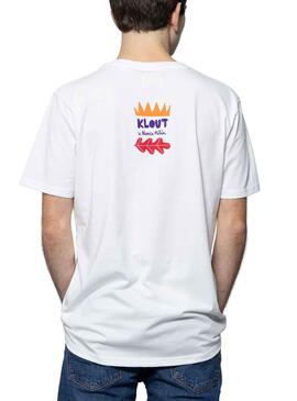 T-Shirt Klout Bianco Millán I Bianco Unisex