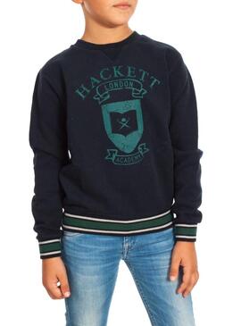 Felpe Hackett Vintg Blu Navy