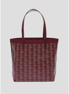 Borsa Lacoste Zely Shopping Bag Bordeaux Donna