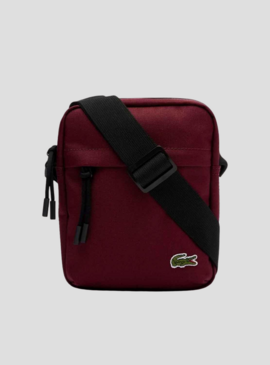 Borsa a Tracolla Lacoste Vertical Camera Bordeaux Uomo