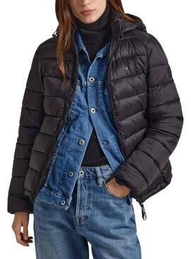 Piumini Pepe Jeans Maddie Imbottito Nero Donna