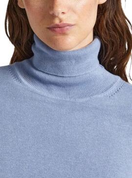 Pullover Pepe Jeans Donna Dolcevita Blu Donna