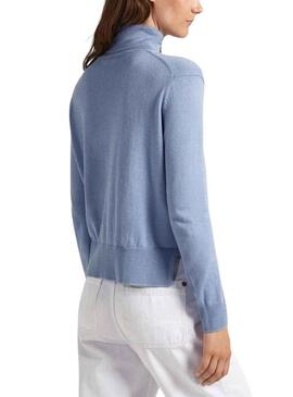 Pullover Pepe Jeans Donna Dolcevita Blu Donna