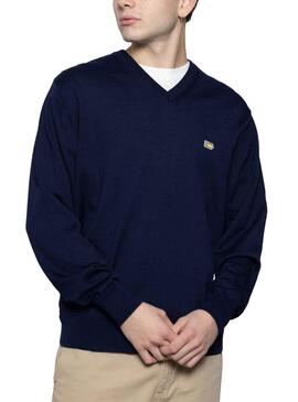 Pullover Klout Basic Blu Navy per Uomo