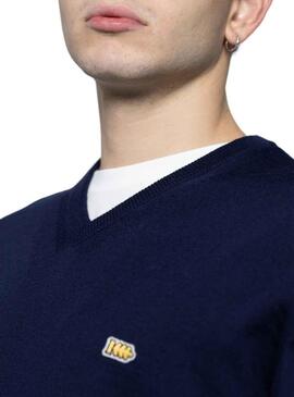 Pullover Klout Basic Blu Navy per Uomo