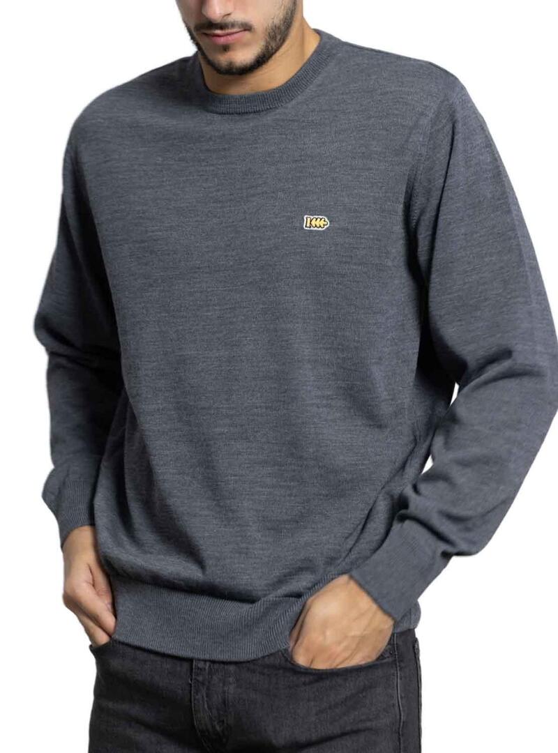 Pullover Basic Grigio Klout per Uomo