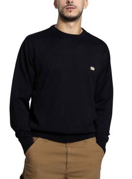 Pullover Klout Basic Nero per Uomo