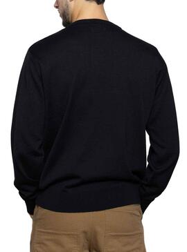 Pullover Klout Basic Nero per Uomo