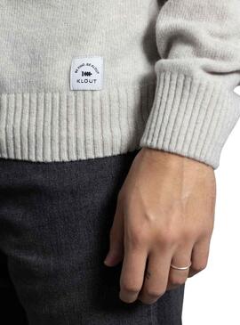 Pullover Klout Greca Grigio per Uomo